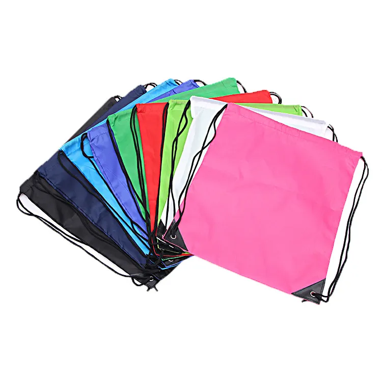 Wholesale Cheap Cotton Canvas Tote Bag Shoe Satin Drawstring Bag Custom Logo