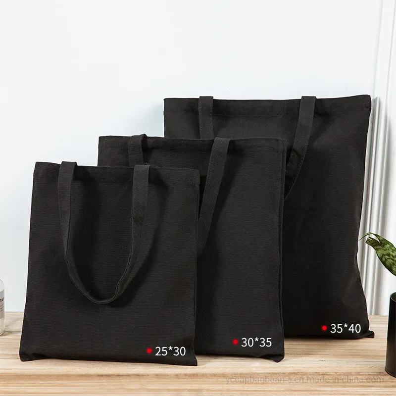Custom Promotion Cheaper Outdoor Drawstring Cotton Canvas Shopping Tote Bag