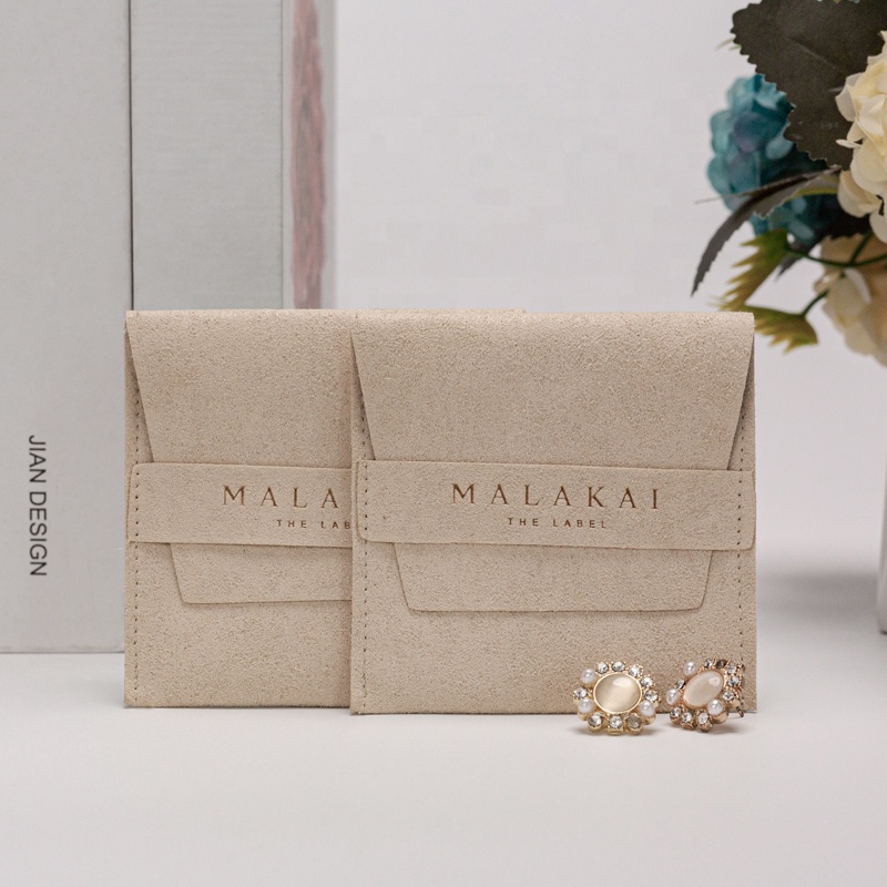 Oem Microfiber Jewellery Gift Jewelry Pouch With Logo Custom Small Jewelry Bag for Earrings