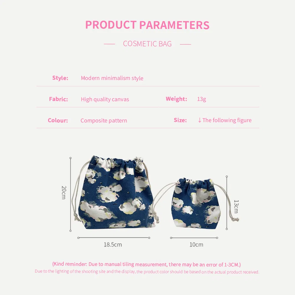 Fashion Fabric Waterproof Velvet Gift Pouch Shopping Custom Canvas Christmas Nylon Drawstring Bag