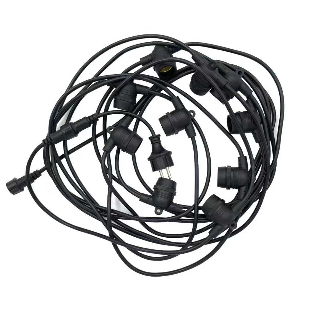 Factory Price Waterproof E26/E27/ E12/E14 S14/G45 LED Bulbs Outdoor String Lights 3m-20m 48ft for Patio Garden Decoration