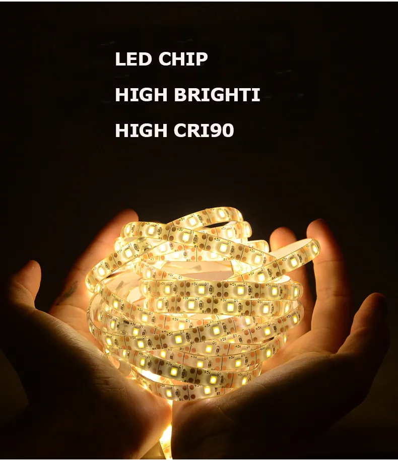 Solar LED Strip Light Illumination Effect