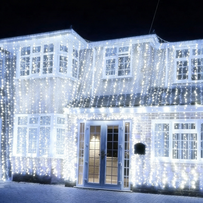 Decorative Lighting with Warm White LED Black Wire IP65 Rated