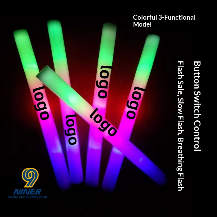 For LED Glow Stick Foam Light Stick UV Printing Eco-Friendly Festive Events Business Promotional Gift