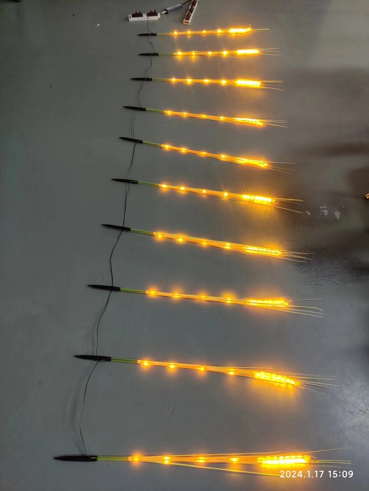 Waterproof IP65 LED Yellow Wheat Light Christmas Decorative Lights for Courtyard Garden Landscape Lighting Show Festival Decor