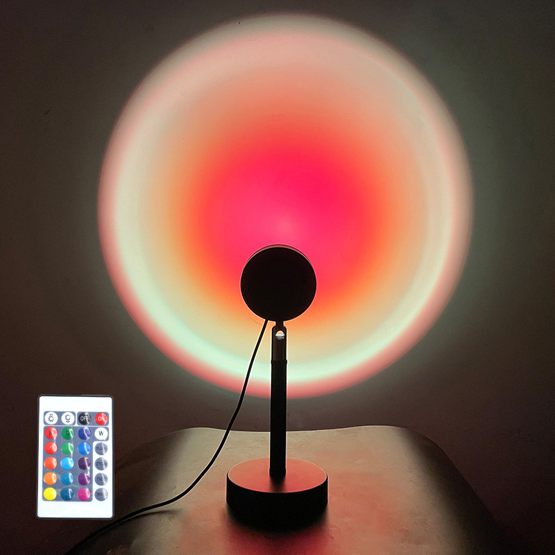 Newish Remote Control RGB Sunset Light Atmosphere Projection Light Sunset Photography Creative Art Light