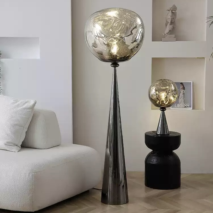 Italian Minimalist lava Floor Lamp, a High-end Artistic Bedroom Ambient Lamp Beside the Sofa in the Living Room