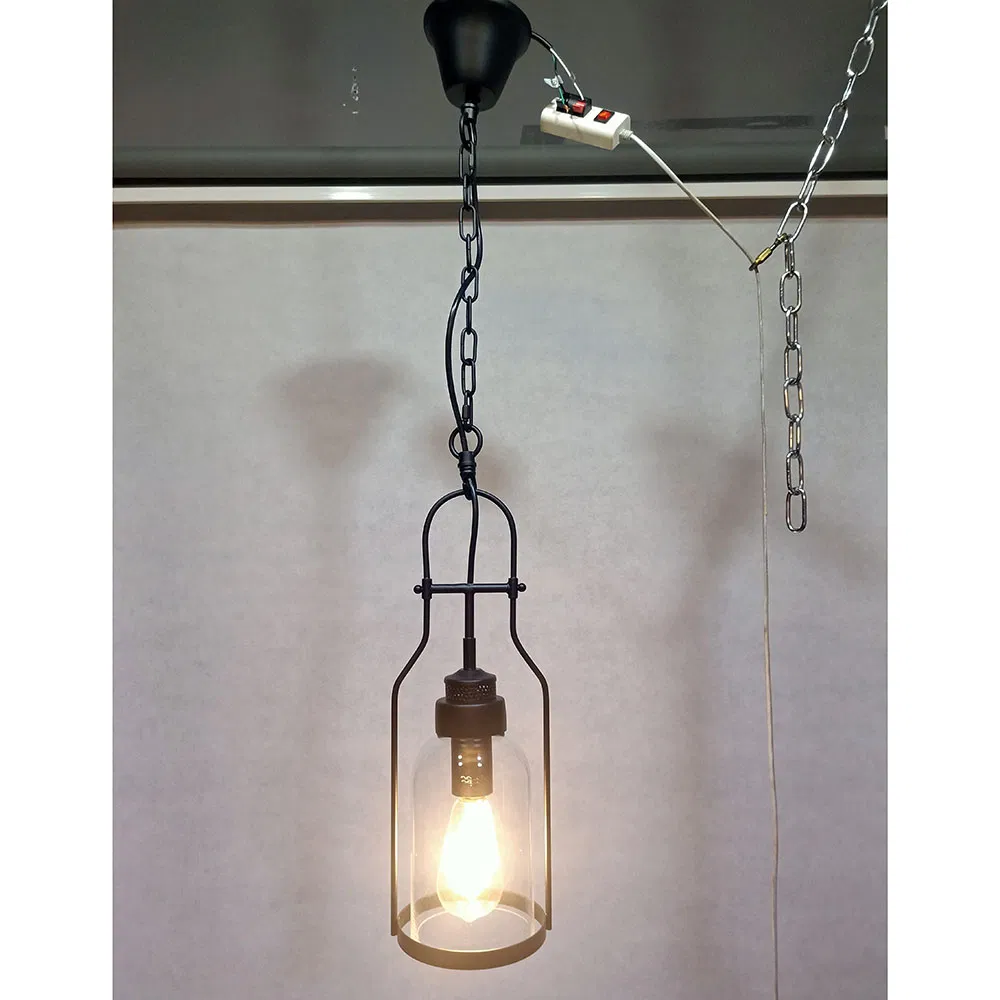 E12 Base Decorative Vintage Designer Indoor Lighting Industrial Metal Iron Pendant Light for Restaurant