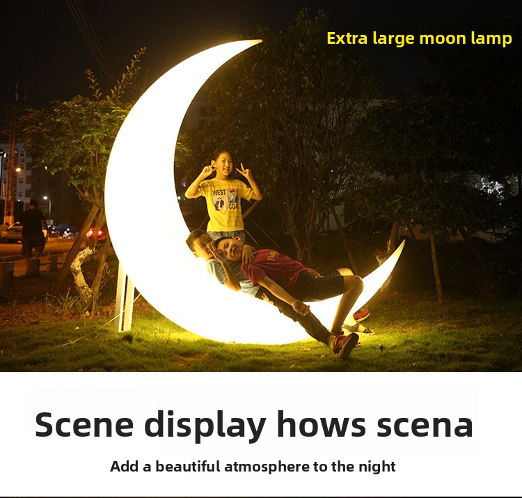 Outdoor LED Luminous Moon Light Display 1