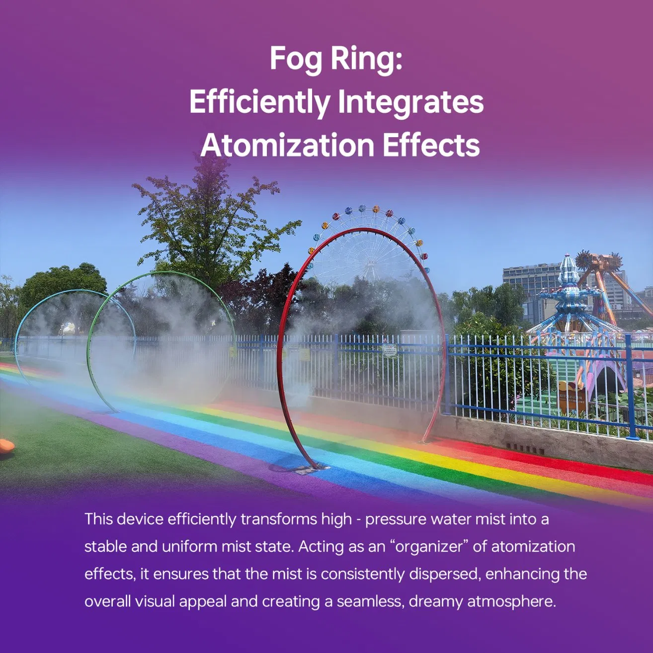 Corporate Event &amp; Product Launch Decor Misting System Spray Ring for Programmable Logic Controller