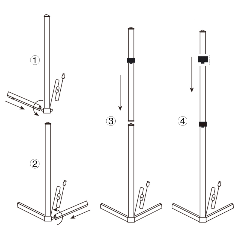 Creative Products Smart Standing Lamps Home Decor Floor Lamp Modern for Living Room Modern Led Floor Lamp