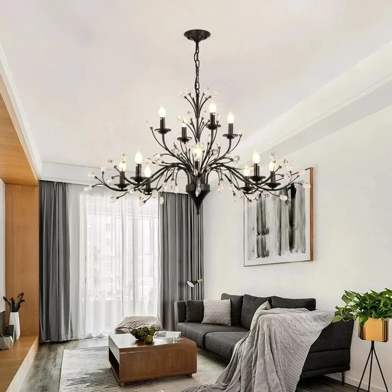 Nordic Creative Lighting Decorative Luxury Gold Pendant Light for Living Room Chandelier