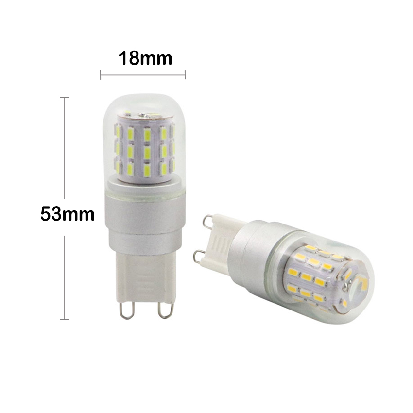 G9 Led Bulb Energy Saving 3W 10-30VDC Aluminum Construction SMD3014 39 LEDs 300 Lumens Dimmable Landscape Lighting RV/Boat Use