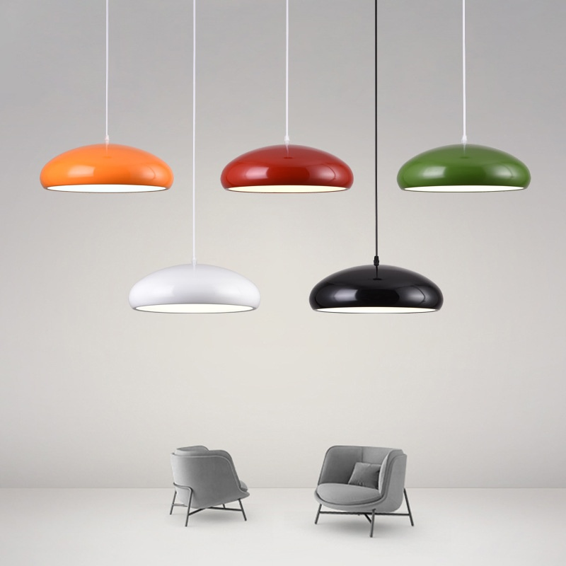 Indoor Decoration Chandelier Modern LED Single LED Lighting with Simple Color Design for Bedroom Restaurant Hotel Pendant Lamp (ZY-J034)