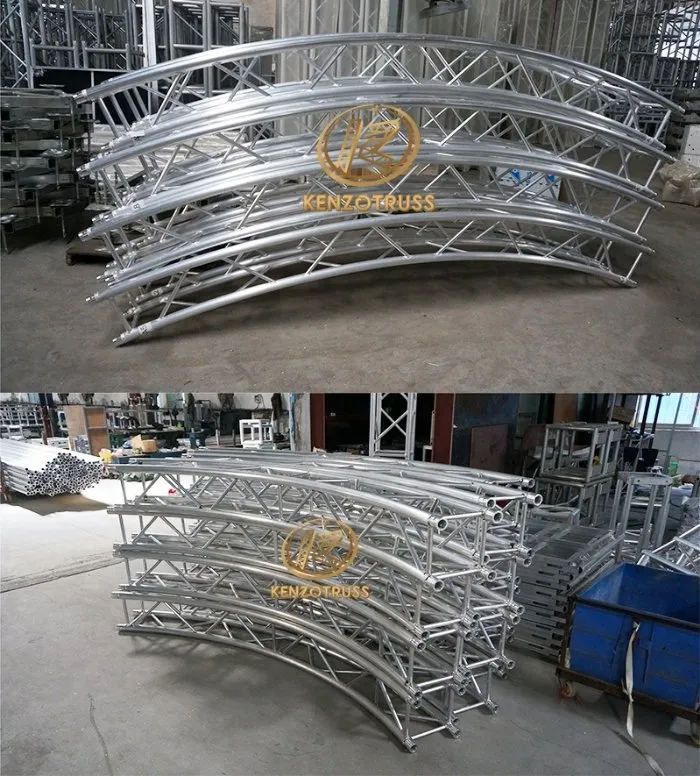Portable Aluminum Truss Decorative Background Concert Truss System