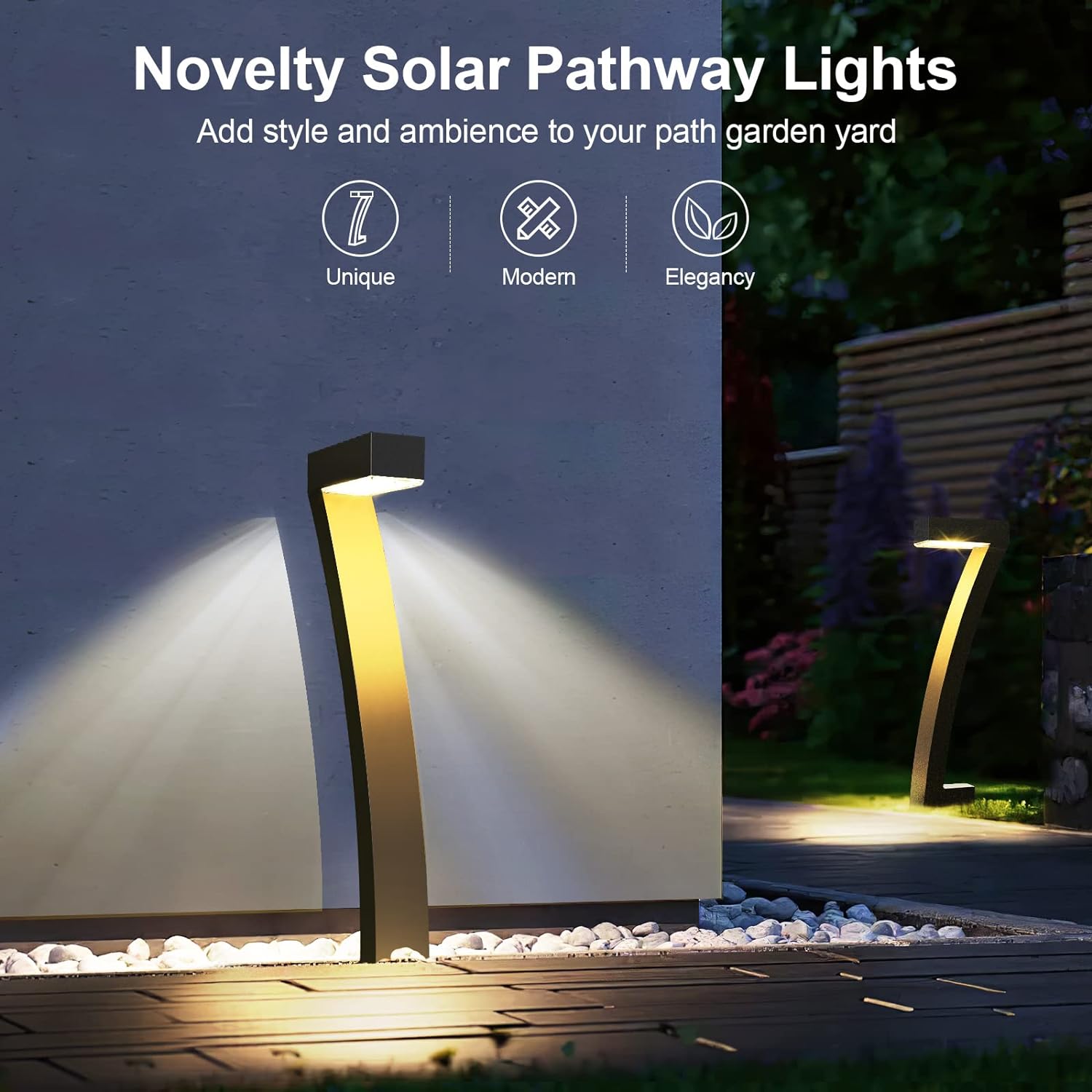Factory ODM Outdoor Waterproof Solar Garden Pathway Lights New Design LED Solar Lamp for Landscape Yard Lawn Lighting Decor