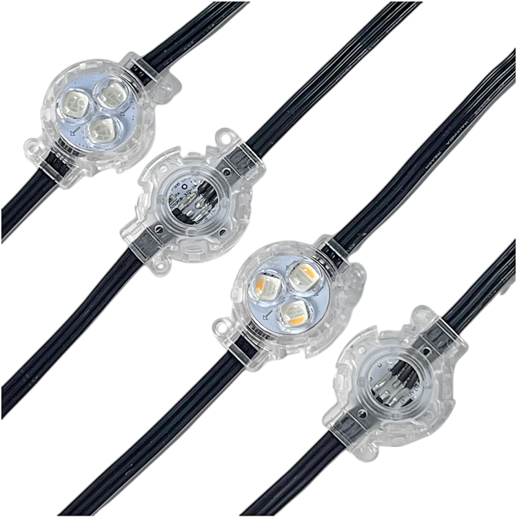 Led Light Strip Luces Navidad Permanent Christmas Lighting Outdoor Waterproof Gemstone Lights