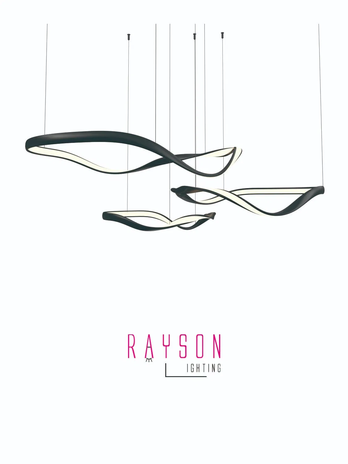 Aluminium Pendant Lamp Indoor CCT LED Creative Chandelier Living Room Lighting (5108)