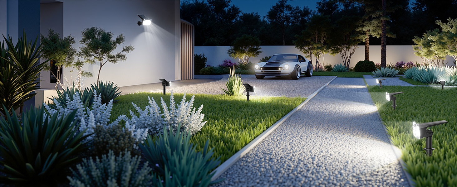 Solar Spot Lights Outdoor Presentation 8