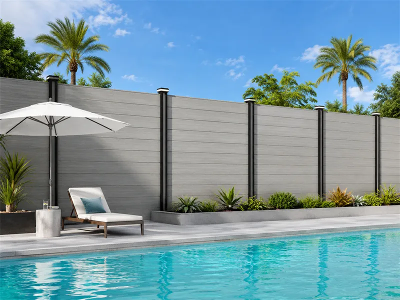 Solar Fence Lighting System for Villa Garden
