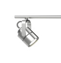 Modern Design 4-Light Brushed Nickel Gu10 Fixed Track Ceiling Light Indoor/Office Decorative Spot Light Surface Mounted Metal