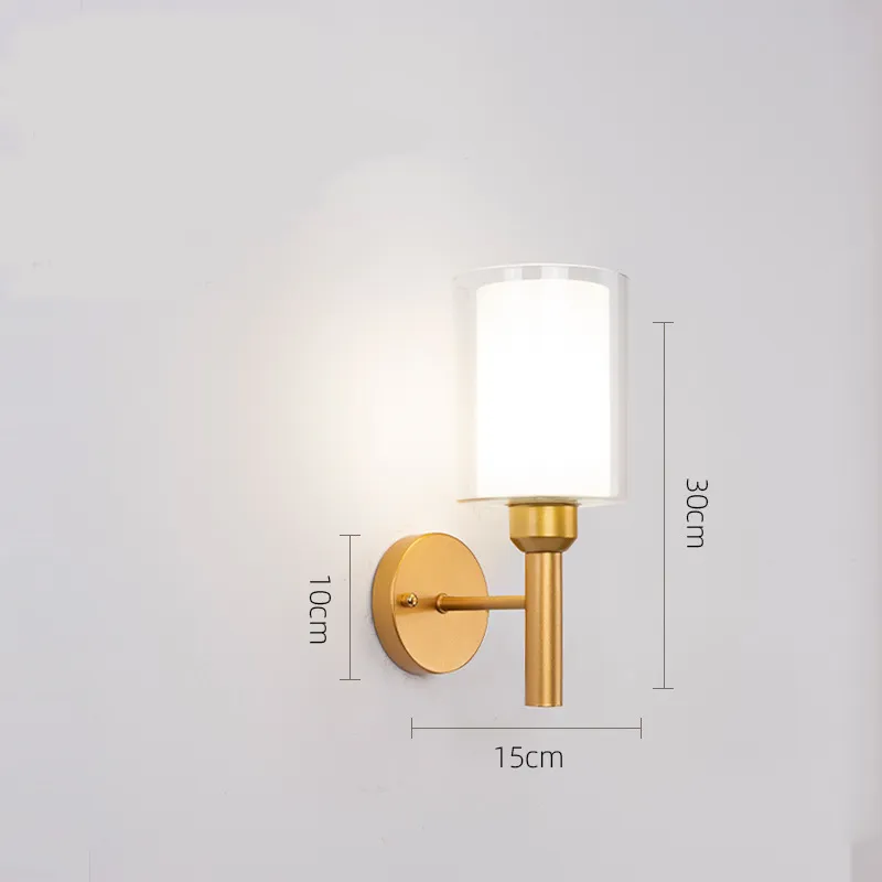 Chic Decorative Glass Wall Lamp for Stylish Home and Hospitality Spaces