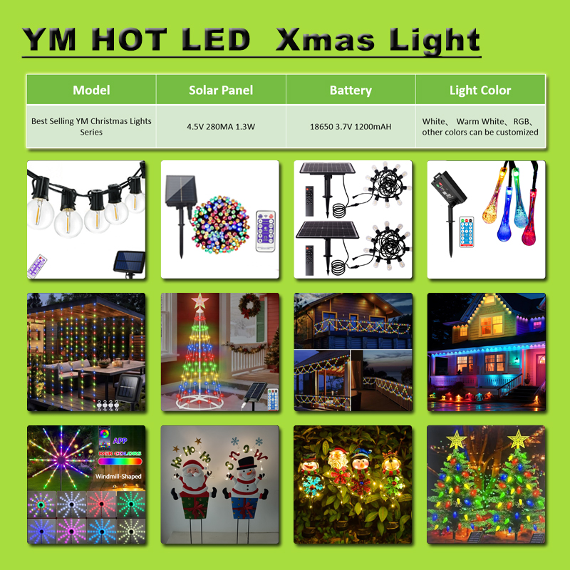 Smart Full RGB IP65 Outdoor Christmas Lights 30LED 15M LED Eaves Lights 75 Scene Modes Permanent Outdoor Xmas Lights Made