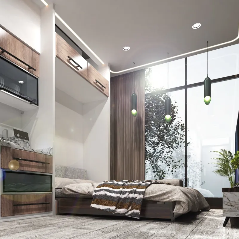 Modern Tiny House Interior Design View 2