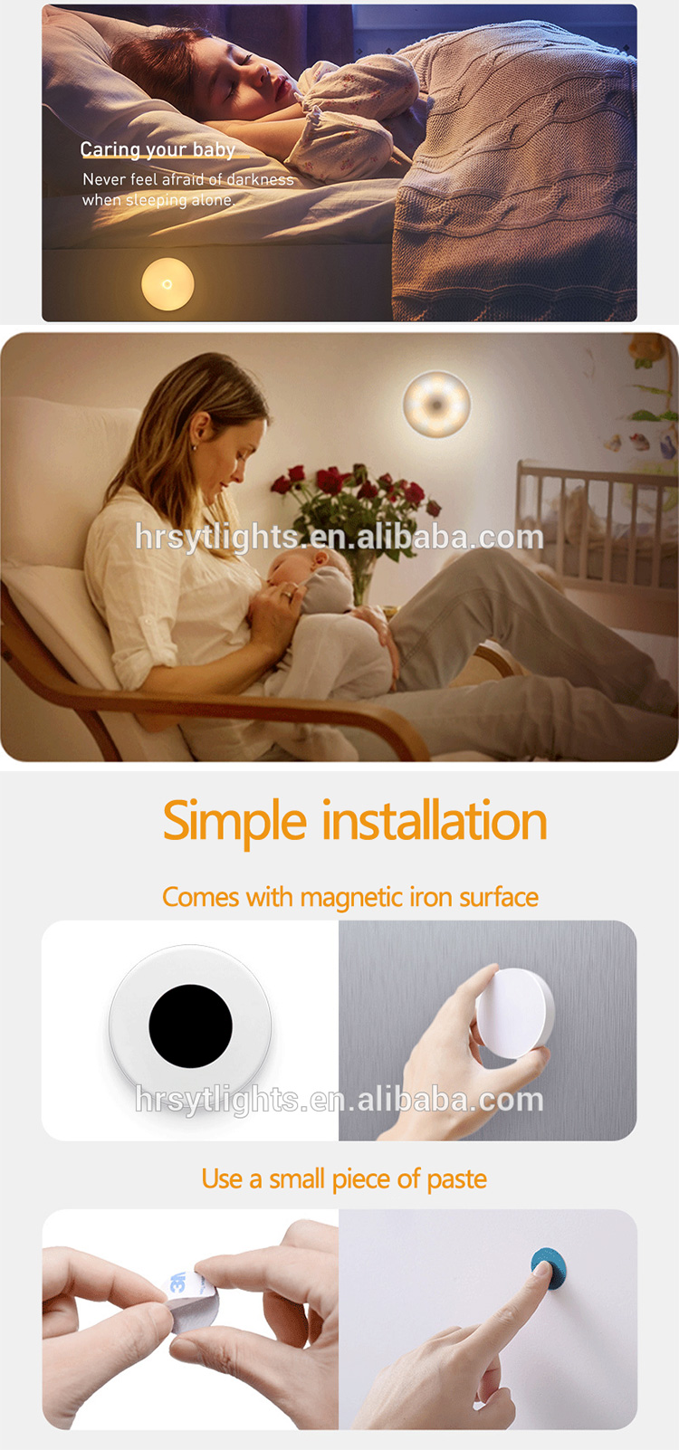 Indoor Motion Sensor Light Night Led Light