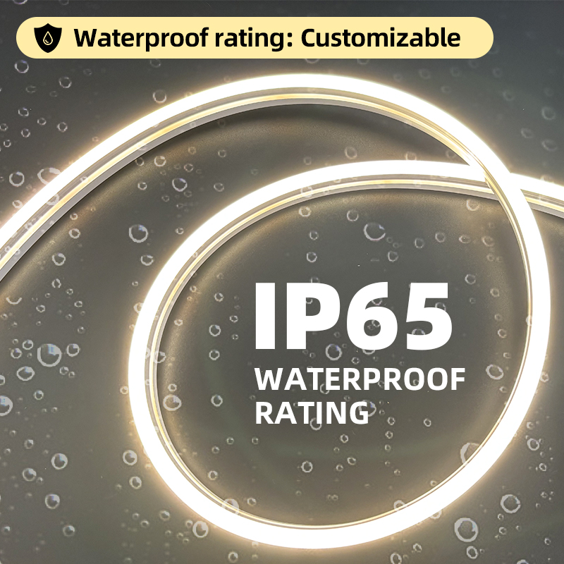 Custom Dc 24v Ip65 Waterproof Flexible Silicone Led Strip Light Neon Lights for Outdoor Park Pathways Flower Beds Green Belts