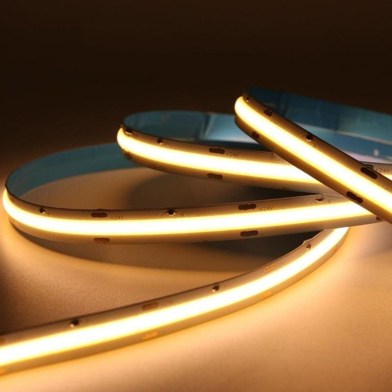 High Quality Flexible Full Range of Color LED COB Strip Lighting for Christmas Decoration