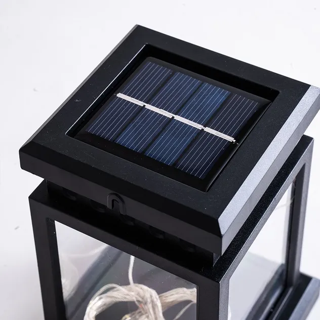 Hanging Solar Lanterns Outdoor Waterproof Lantern Decorative Lamp 20 LED Solar Powered Lighting