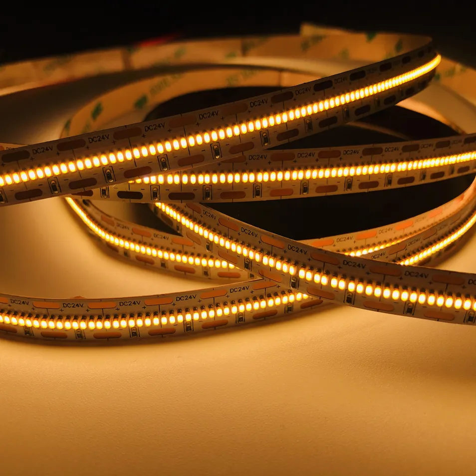 DC12V/24V SMD2110 240LEDs/M Dual CCT Flex Indoor Decoration LED Strip Lighting