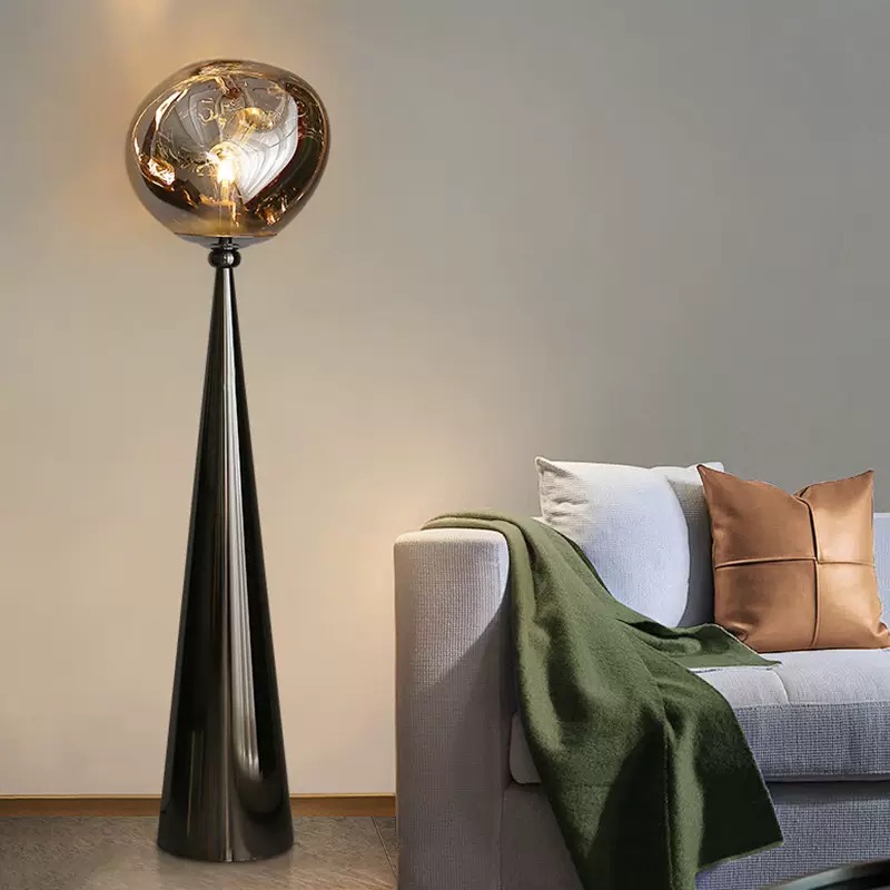 Italian Minimalist lava Floor Lamp, a High-end Artistic Bedroom Ambient Lamp Beside the Sofa in the Living Room