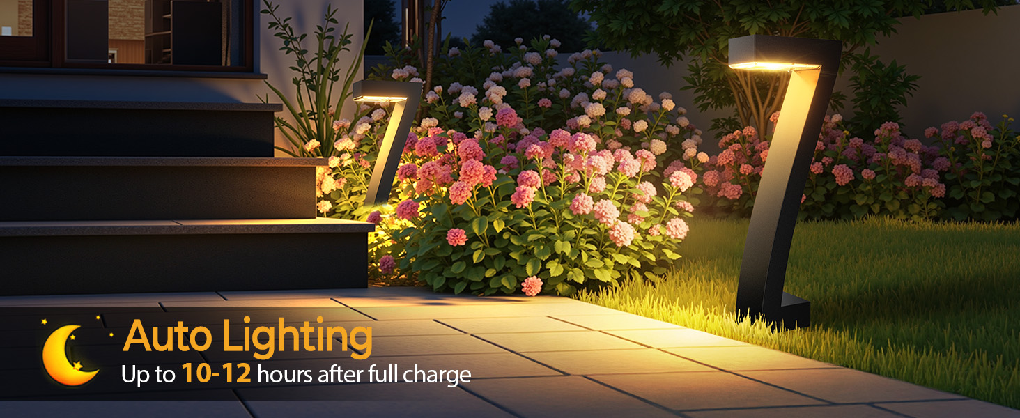 Outdoor Waterproof Solar Garden Pathway Lights