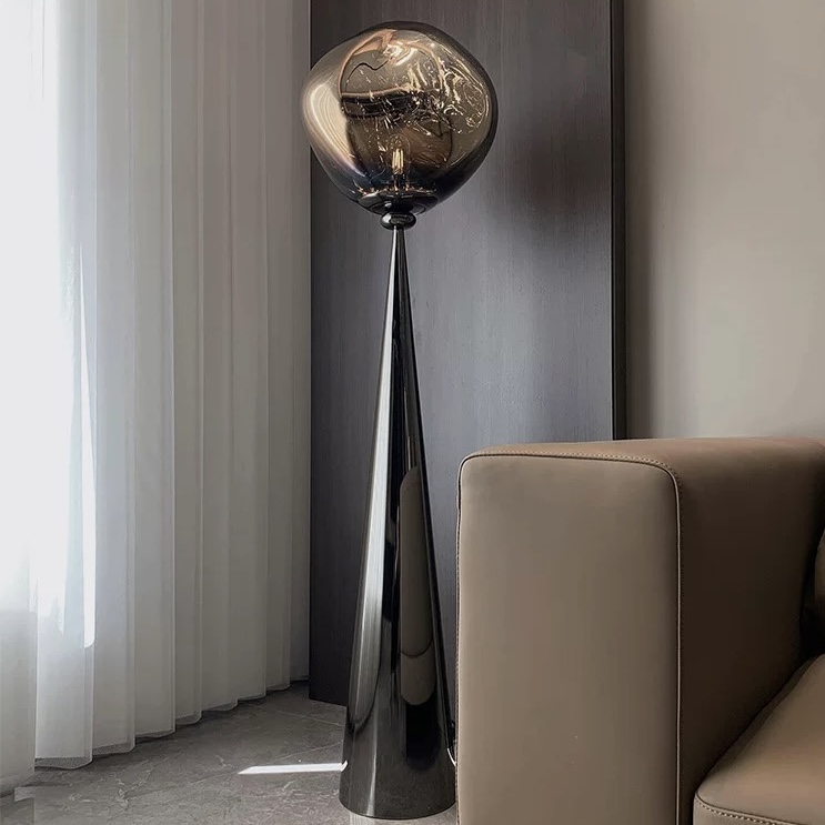 Italian Minimalist lava Floor Lamp, a High-end Artistic Bedroom Ambient Lamp Beside the Sofa in the Living Room