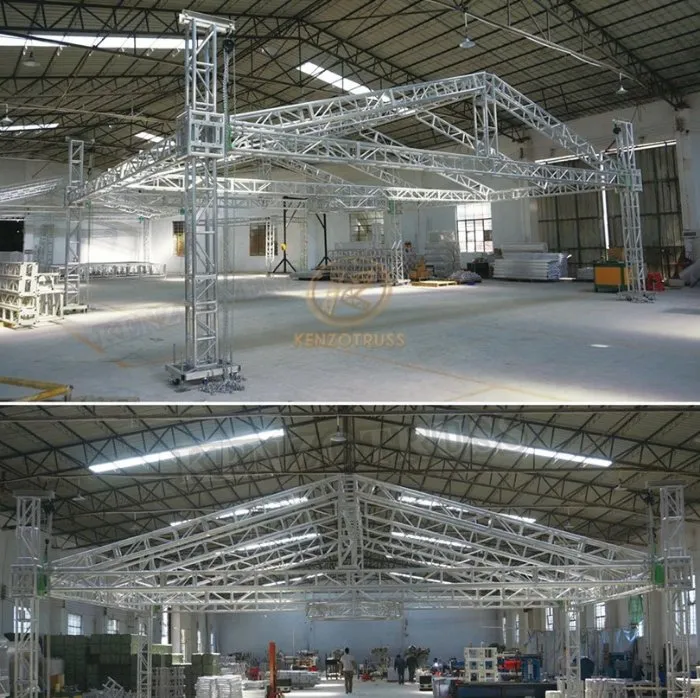 Portable Aluminum Truss Decorative Background Concert Truss System
