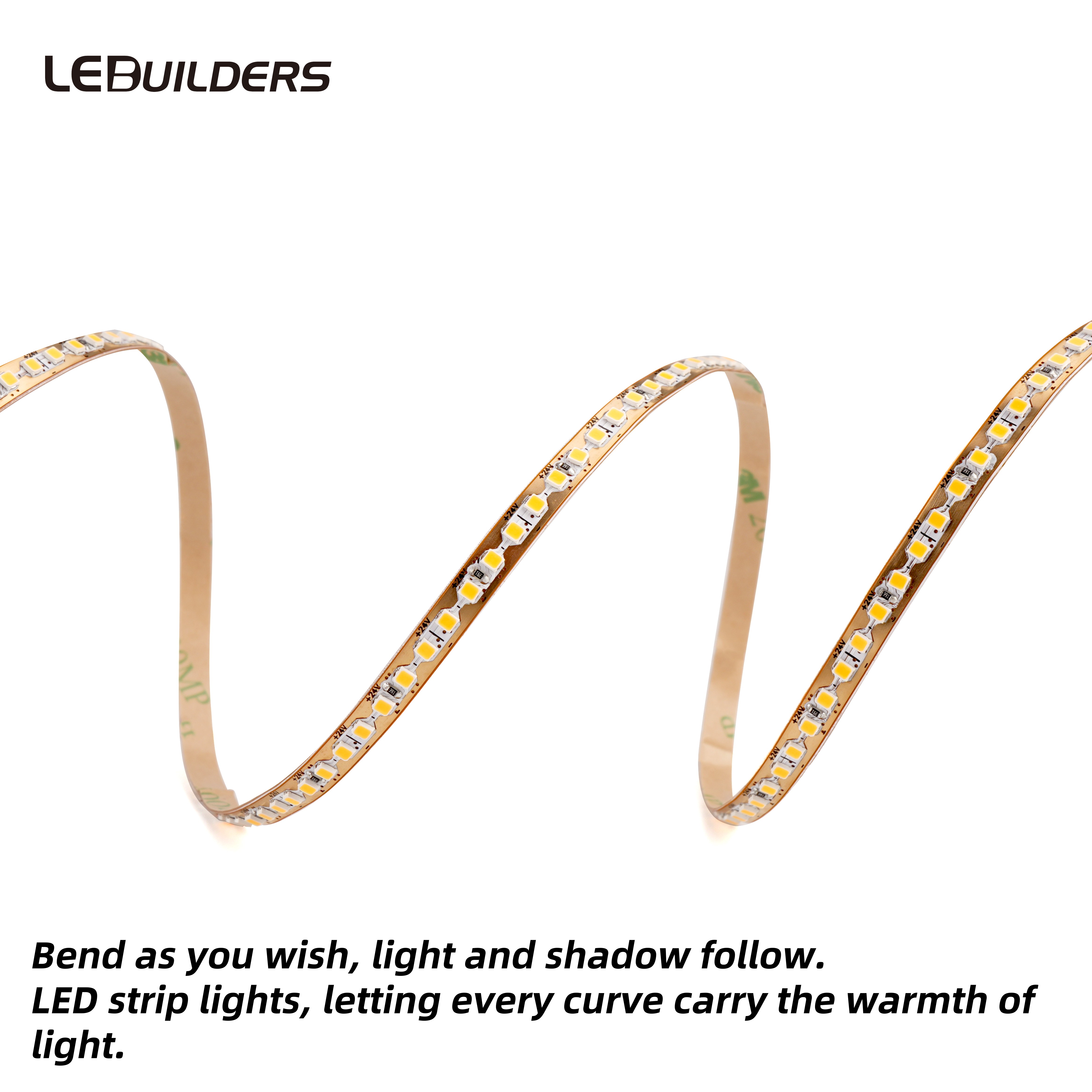Freecut Design 2700-6000K 240 LEDs/m DC24V IP20 8mm Copper ProSMD2216 LED Strip for DIY Decor Architectural Trims Display Cases