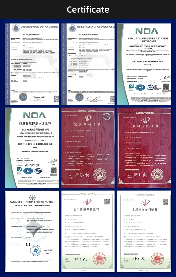 Motor Parts Evaporation Vacuum Metallizing System