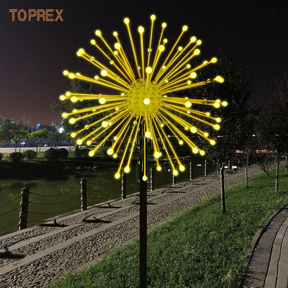 Toprex Cheap Waterproof Dandelion Decorative Light Elegant LED Floral Lamp for Indoor Outdoor Lighting