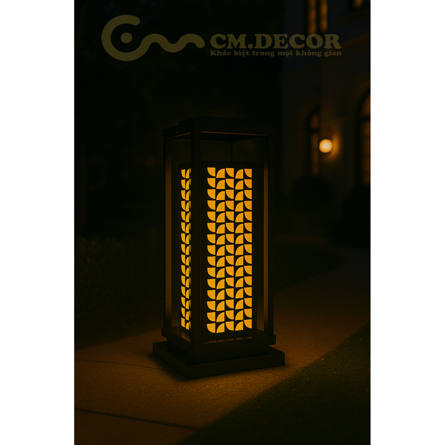 DNT.001.12 Premium LED Garden Light Warm White Landscape Lamp Solar Power Aluminum Body 3000K Color for Theme Park Landscape
