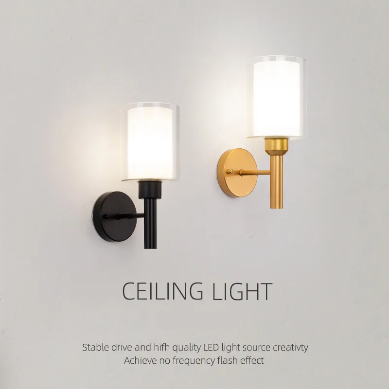 Chic Decorative Glass Wall Lamp for Stylish Home and Hospitality Spaces