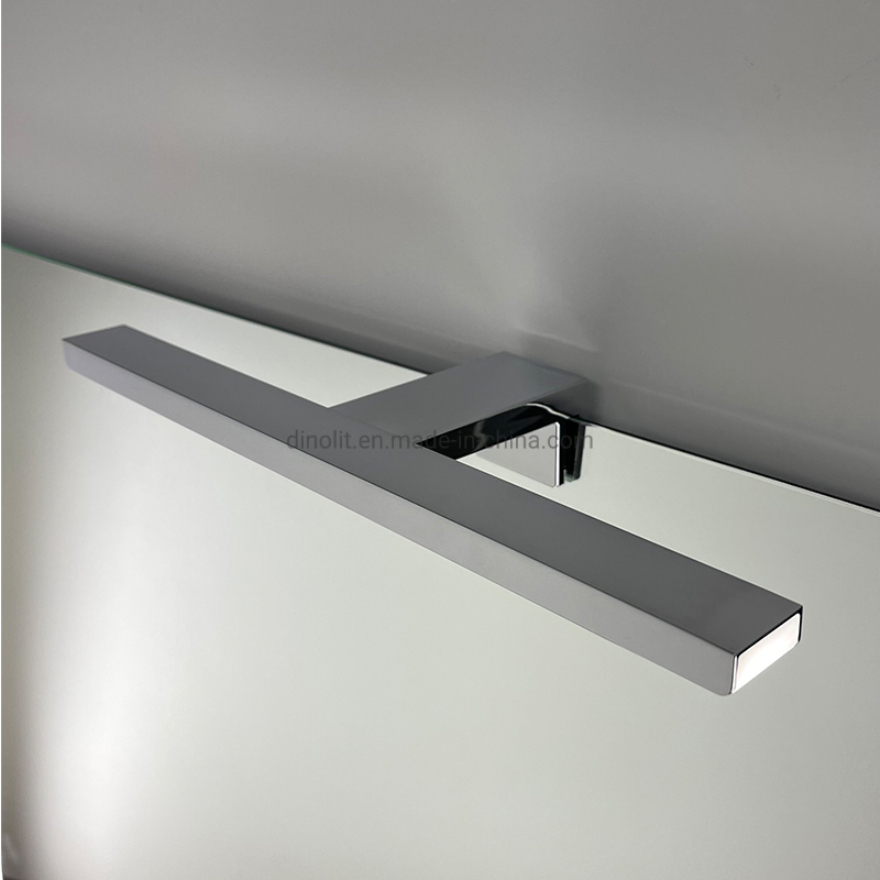 Modern 40cm 6W Bath Home/Hotel Decor Washroom Professional Decorative Luxury Chrome Aluminum LED Front Mirror Lighting with CE RoHS IP44