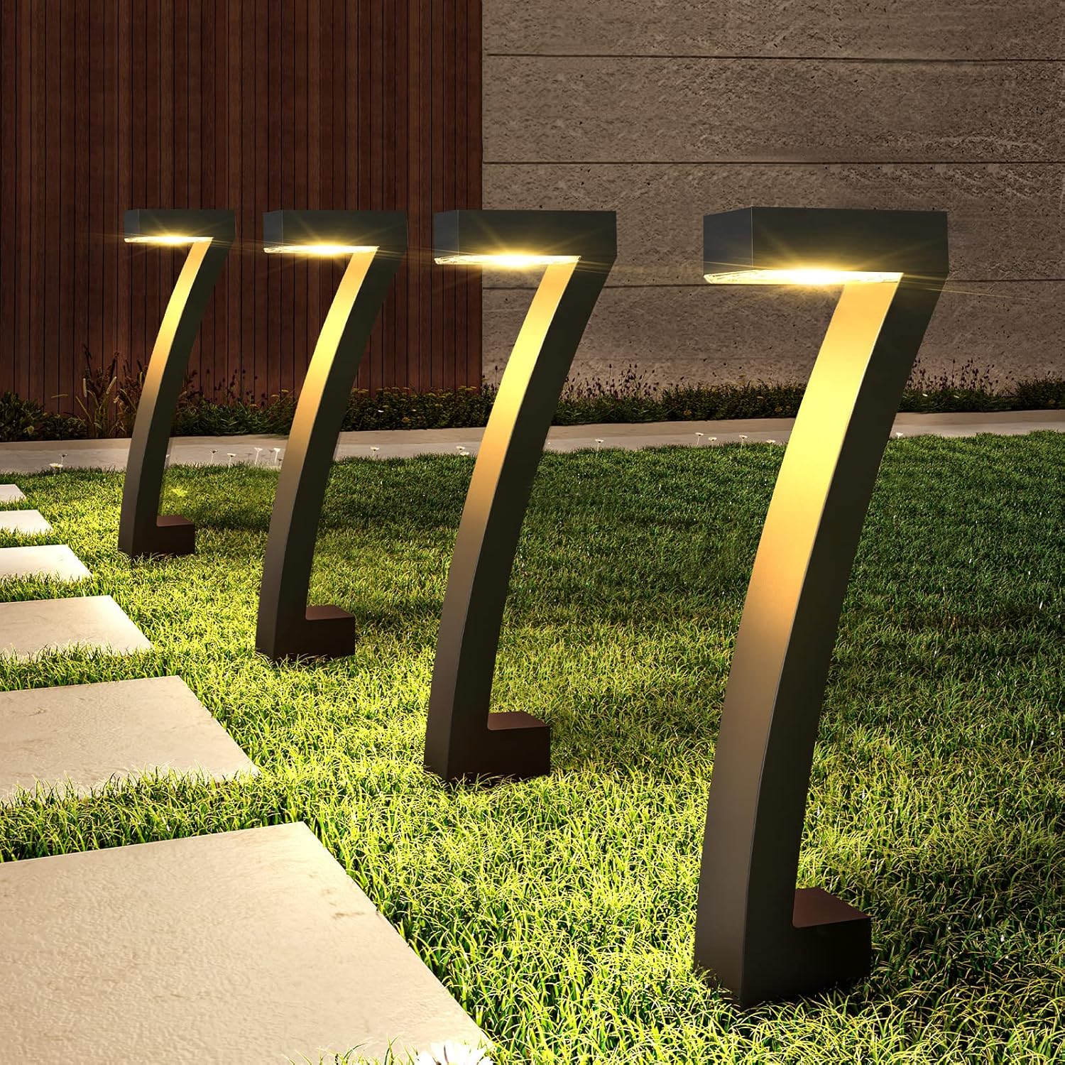 Factory ODM Outdoor Waterproof Solar Garden Pathway Lights New Design LED Solar Lamp for Landscape Yard Lawn Lighting Decor