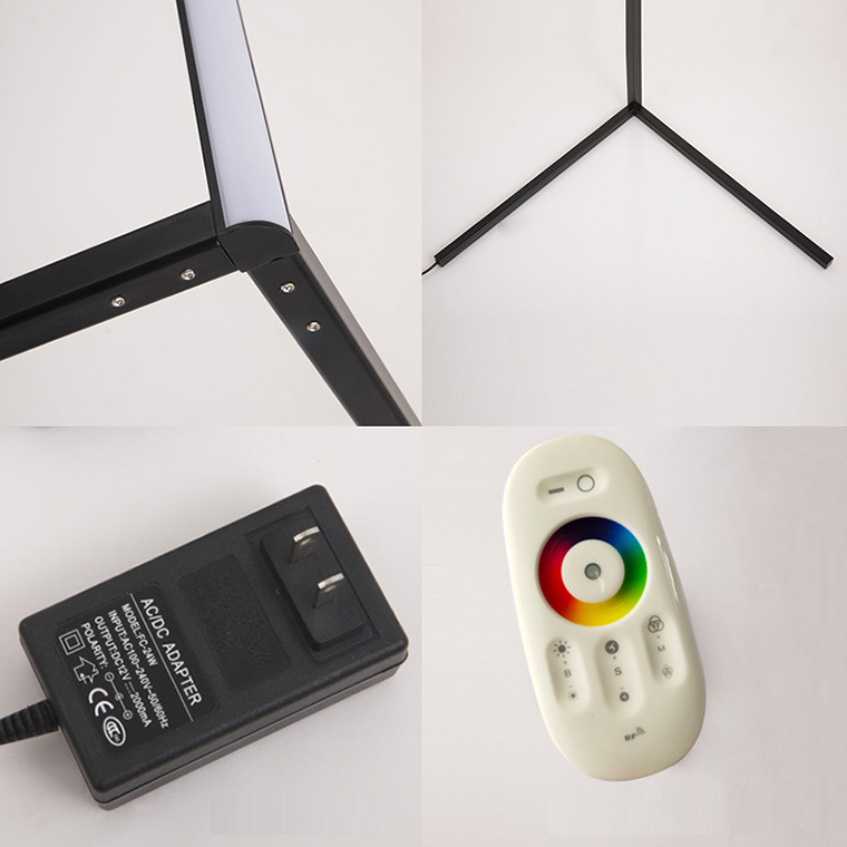 New Design App & Touch Control Remote Home Decor Indoor Stand Smart Light RGB LED Floor Lamp