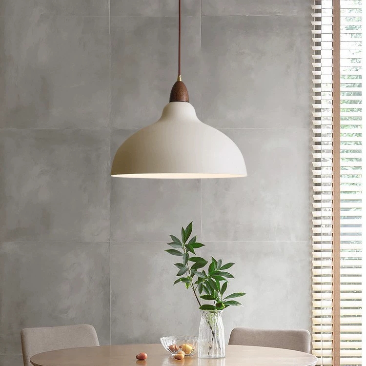 High-quality Scandinavian Minimalist Industrial LED Kitchen Light Wrought Iron Dining Room Decor Chandelier Black/White Lighting