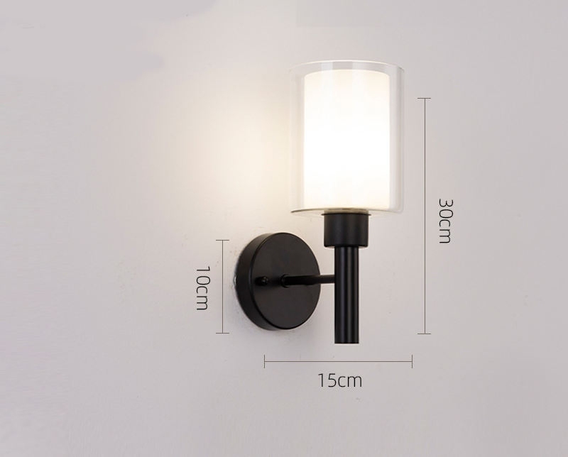 Chic Decorative Glass Wall Lamp for Stylish Home and Hospitality Spaces