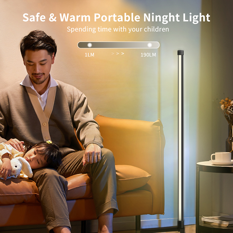 Smart Home Light Decoration Lights Modern Tuya RGB Floor Lamps ,Color Changing Remote Control Corner Lamp I for Living Room