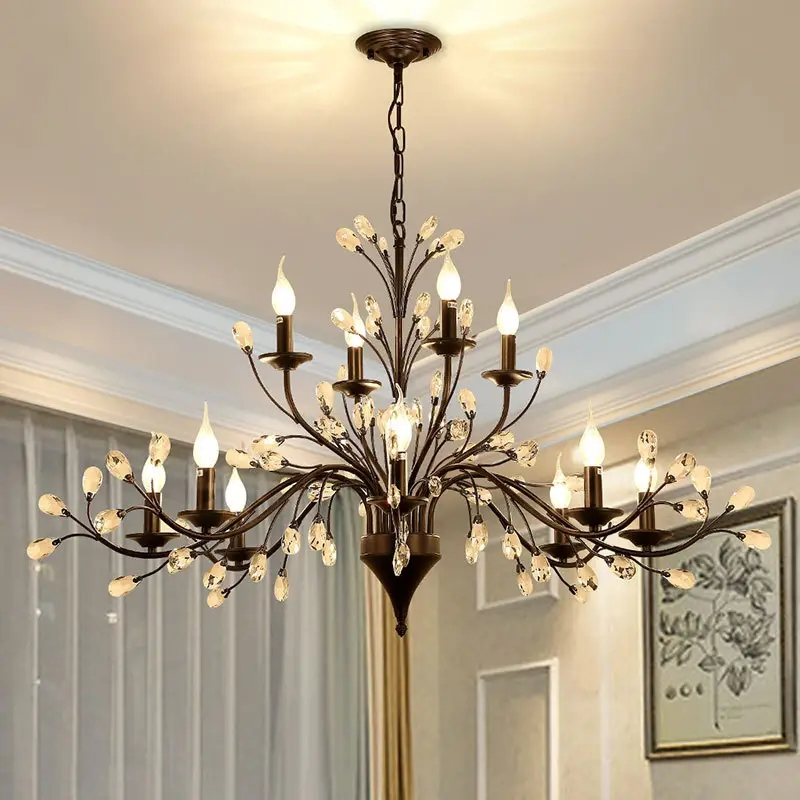 Nordic Creative Lighting Decorative Luxury Gold Pendant Light for Living Room Chandelier