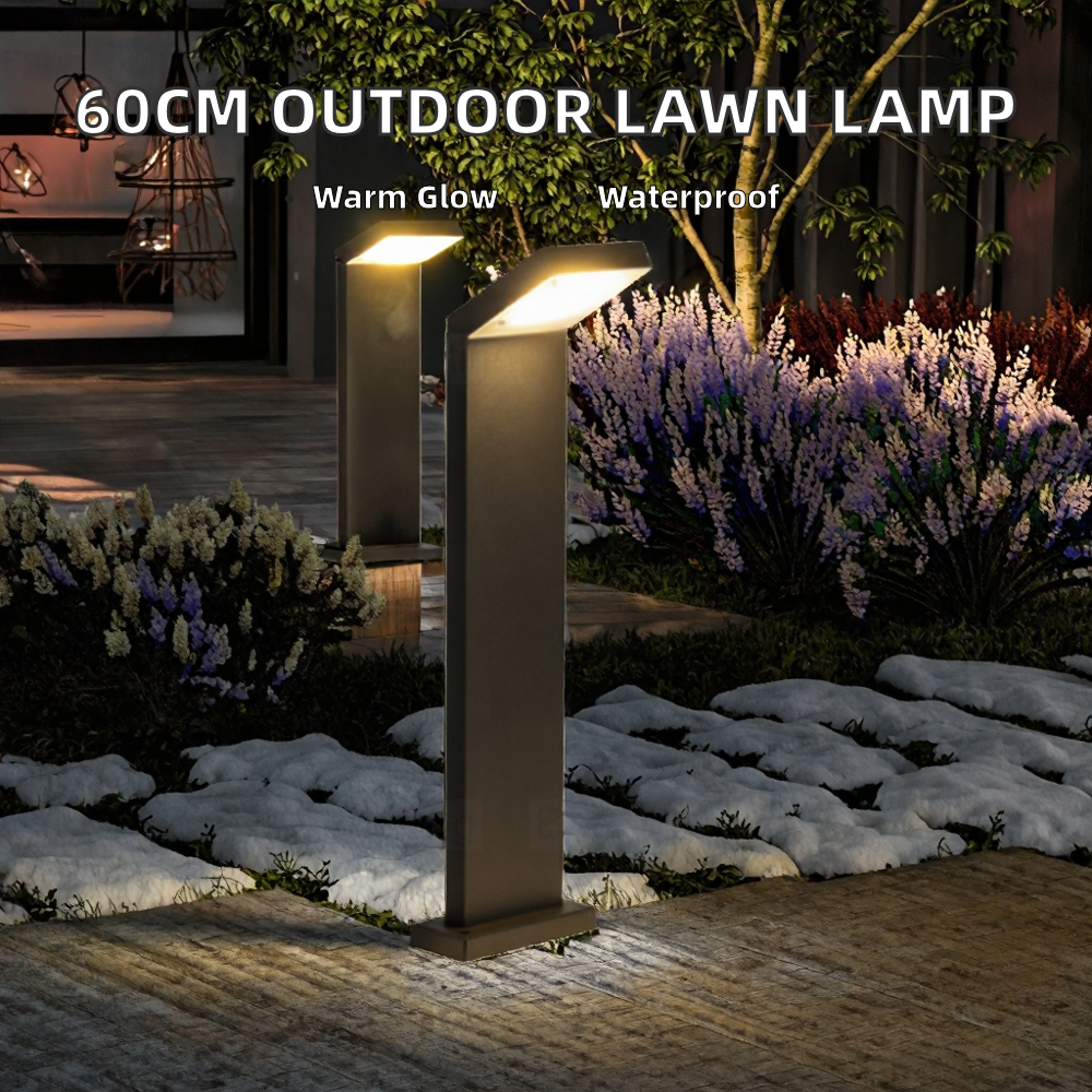 60CM IP65 LED Lawn Lights Outdoor Waterproof Aluminum Garden Style Decoration